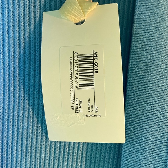 New HaveOne Knit sweater dress Front buttons XS-S Made Italy Knees length - Picture 3 of 6